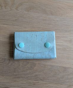 Porte-cartes vert d'eau