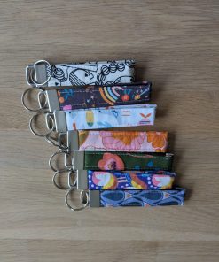 Porte-clé tissu surprise