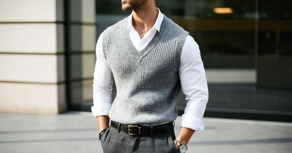 découvrez comment adopter le pull sans manches avec nos astuces simples pour l'intégrer harmonieusement à votre style quotidien et rester tendance en toute saison.