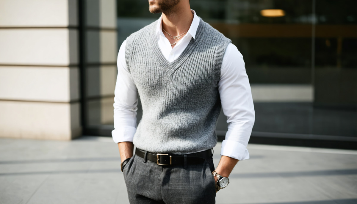 découvrez comment adopter le pull sans manches avec nos astuces simples pour l'intégrer harmonieusement à votre style quotidien et rester tendance en toute saison.