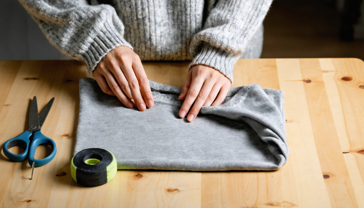 découvrez une astuce simple et rapide pour raccourcir facilement un pull acheté en magasin, sans aucun effort ni compétence particulière.