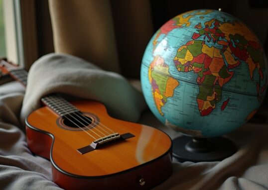Guitare, globe, girafe : explorez une sélection d’objets en G pour enrichir votre lexique