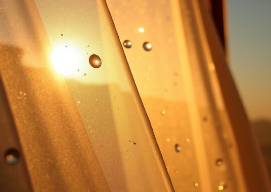 Contre-jour et tissus translucides : quand la lumière solaire sublime la finesse des matières