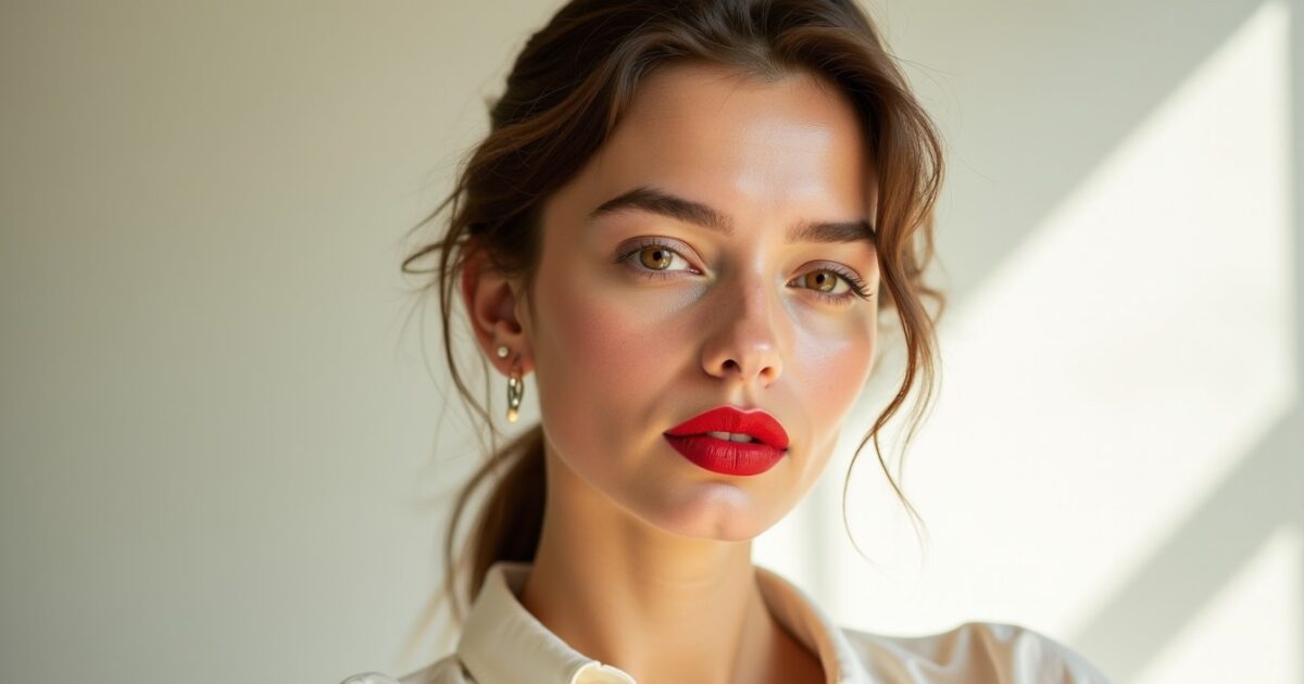 La bouche rouge : l’art intemporel du maquillage écoresponsable