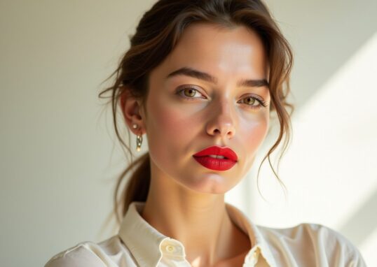 La bouche rouge : l’art intemporel du maquillage écoresponsable