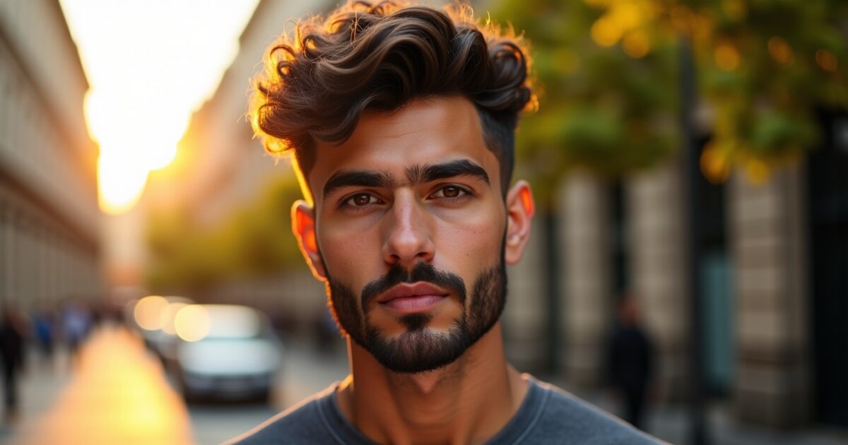 Dégradé espagnol pour homme : tendances courtes, bouclées et contemporaines