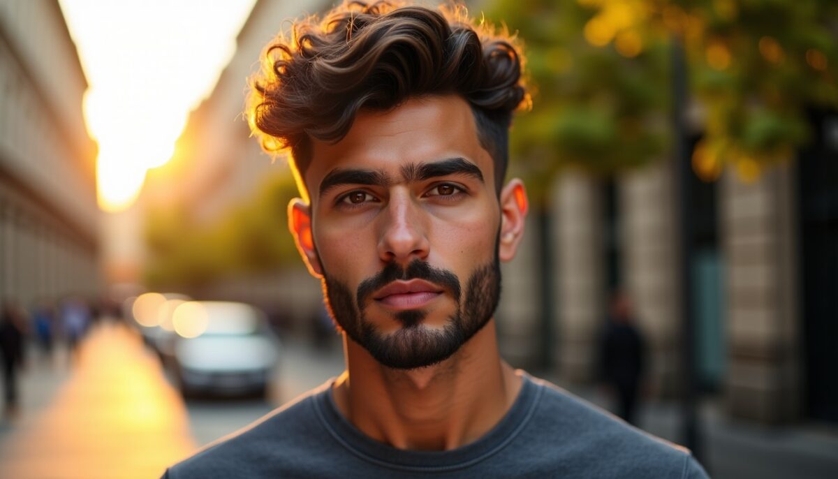 Dégradé espagnol pour homme : tendances courtes, bouclées et contemporaines