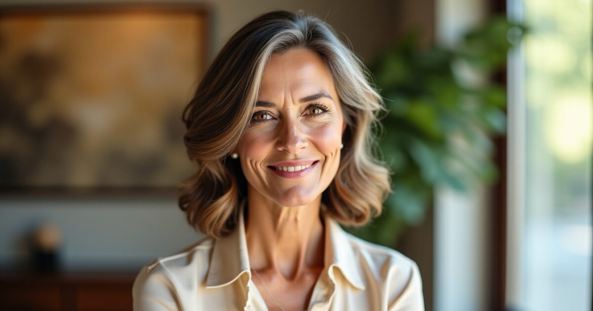 Coupe effilée pour femmes de 50 à 60 ans : inspirations élégantes pour cheveux mi-longs