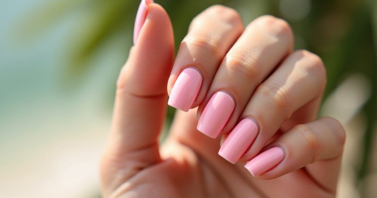 Inspiration manucure estivale : designs simples et vernis gel pour sublimer vos ongles cet été